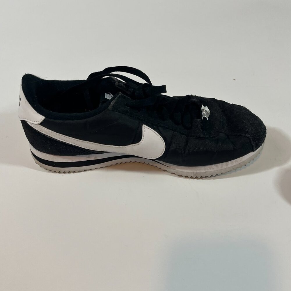 Nike Cortez ‘72  Sneakers Men’s Size 9 Basic OG Black White Shoes Lace Up - Picture 6 of 9